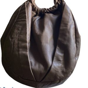 Elie Tahari Emmy Raffia Hobo Shoulder Bag